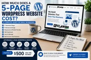 5-page WordPress website cost guide for small businesses