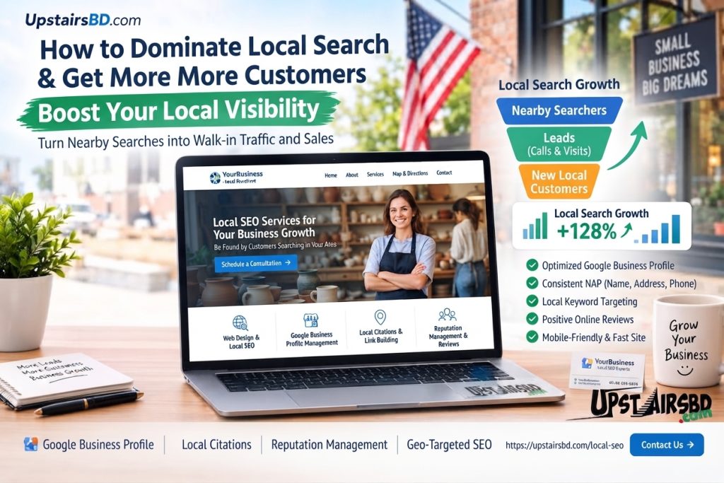 Local SEO for small businesses improving Google search visibility